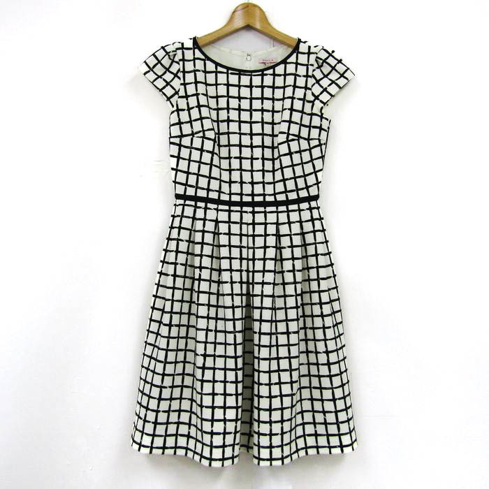 トリーバーチ フラワープリント ワンピース 半袖 スクエアネック  