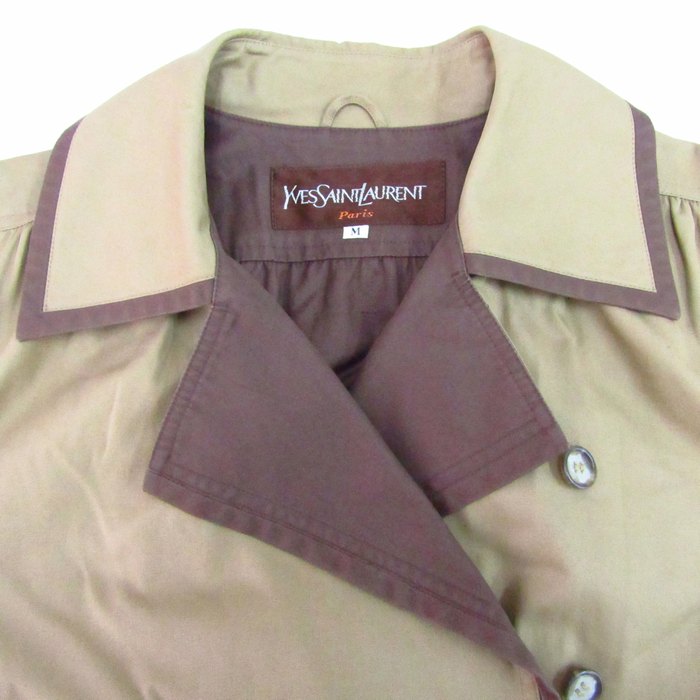 イブサンローラン パリステンカラーコート イヴ・サンローラン ステン