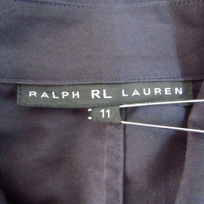 ラルフローレン ステンカラーコート ロングコート アウター レディース 11サイズ ネイビー RALPH LAUREN 【中古】｜RALPH  LAUREN｜店舗買取｜ジャケット/アウター＞その他アウター｜USEDのアパレル通販サイト - SMASELL（スマセル）