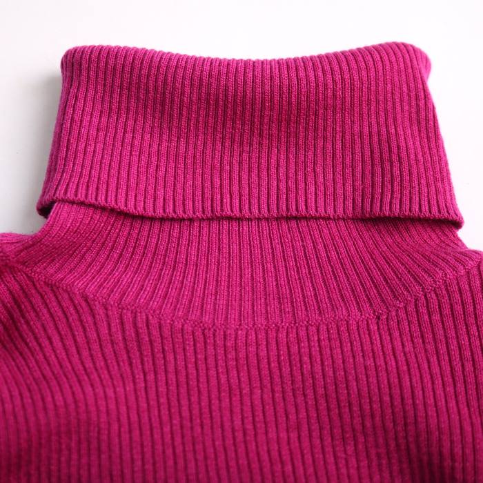 新品】LANVIN ランバンハイネックニットウール100% イタリア製M