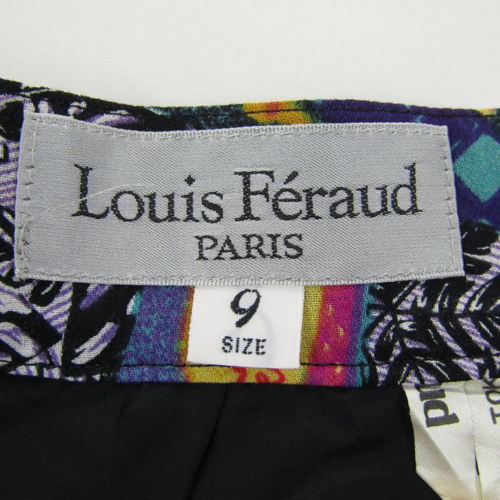 ルイフェロー スカート ボトムス フレア 総柄 レディース 9