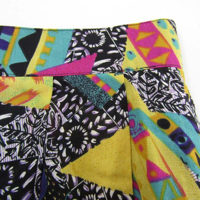 ルイフェロー スカート ボトムス フレア 総柄 レディース 9