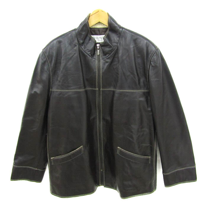 Armani Exchange ヒョウ柄レザージャケット くわしい Mサイズ