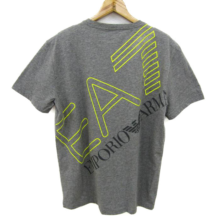 エンポリオ・アルマーニ 半袖Tシャツ ロゴT バックプリント EA7 未 