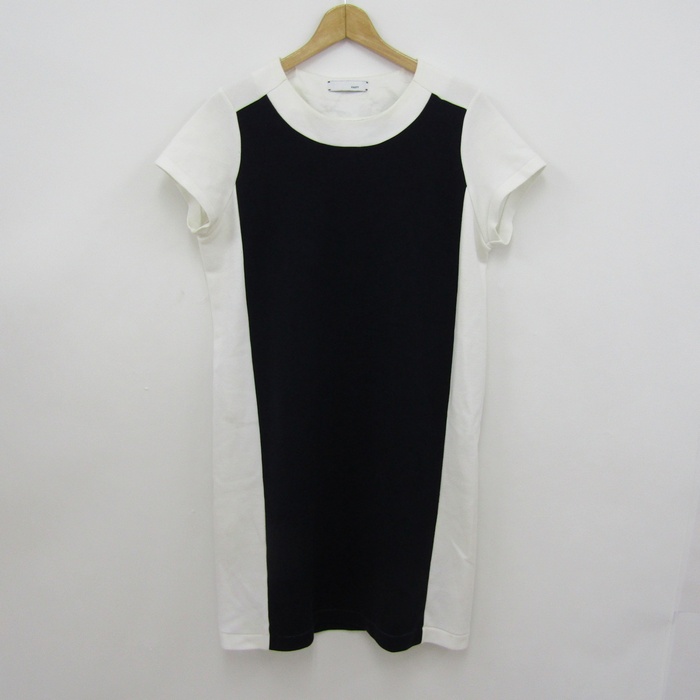 ノット トゥモローランド ワンピース 半袖 バイカラー トップス  