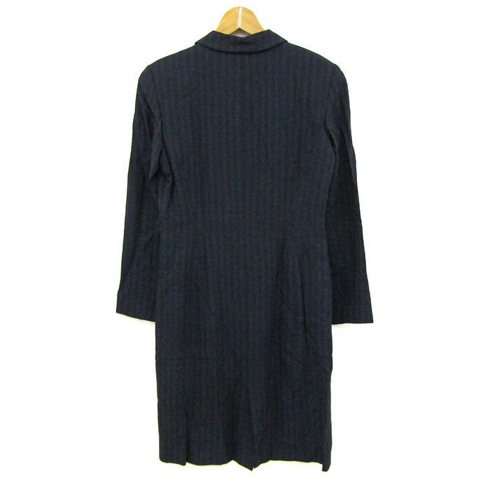 トラサルディ コート ジャケット アウター ストライプ柄 大きいサイズ  