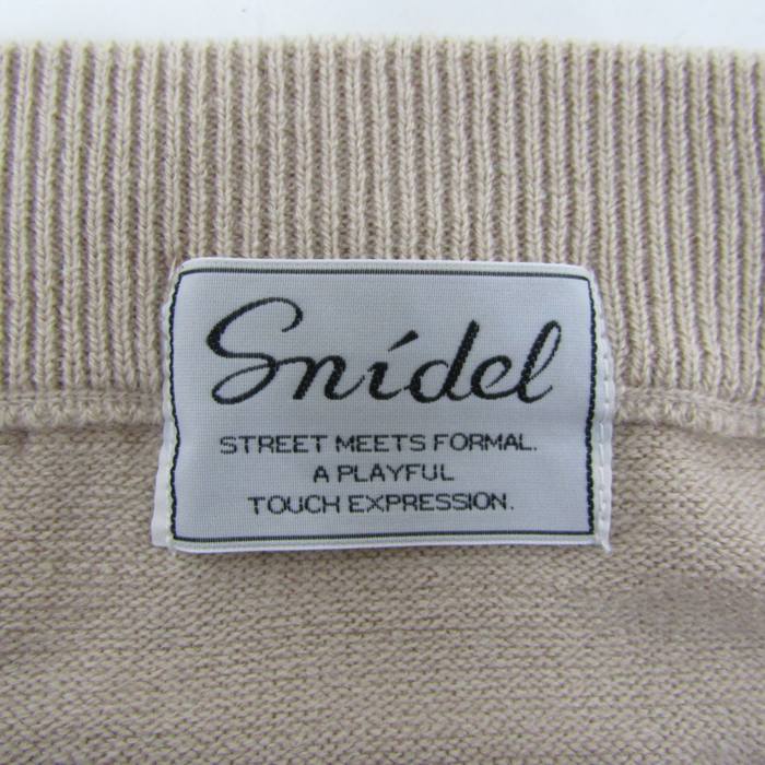 スナイデル ニットワンピース トップス チュニック レディース Fサイズ  