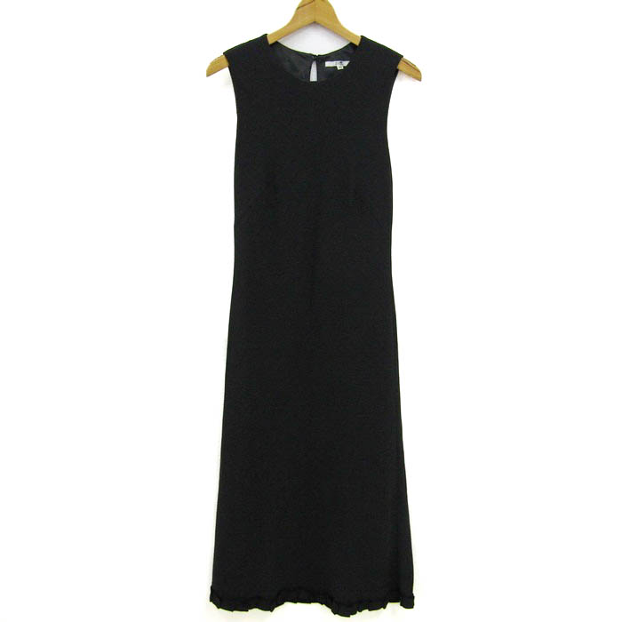 未使用タグ付 バーバリーロンドン シルクノースリーブドレス  