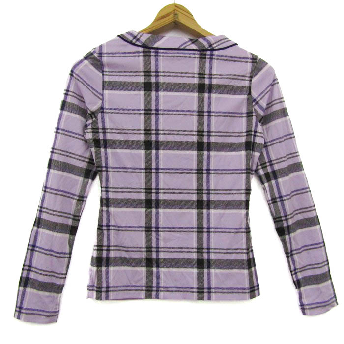 クレージュ 長袖カットソー チェック柄 トップス レディース 38サイズ  