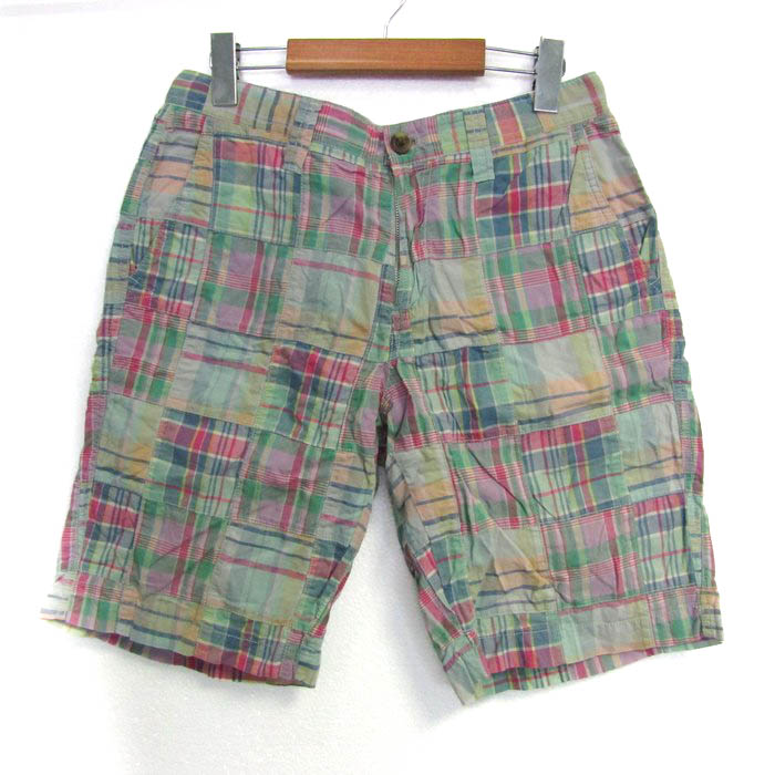 80s90s　トミーフィルガー　チェックショートパンツ　香港製　オリジナル 80s90s トミーフィルガー チェックショートパンツ 香港製