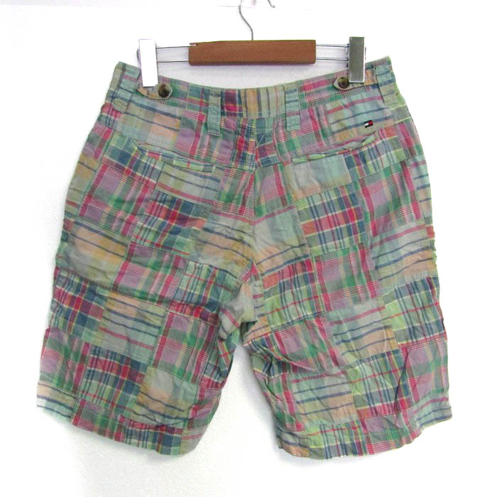 トミーヒルフィガー　ハーフパンツ　サイズM 新品未使用 TOMMY HILFIGER トミー・ヒルフィガー カラフルステッチ ハーフ