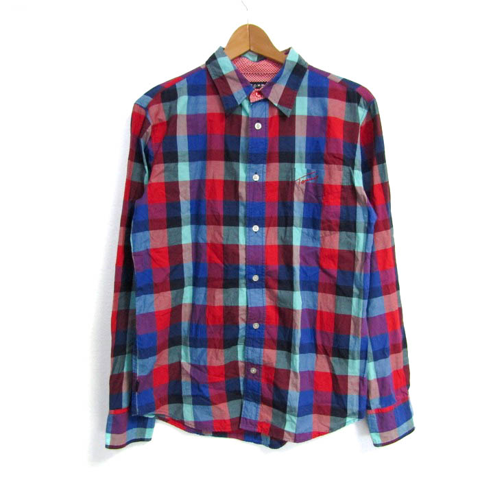 Supreme 半袖シャツ 青/黄/赤　S Supreme Loose Fit S/S Oxford Shirt Sサイズ