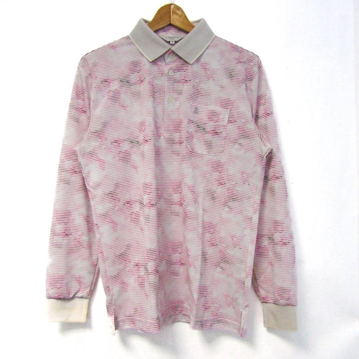 LANVIN ポロシャツ ピンク サイズ：38 LANVIN SPORT ランバン