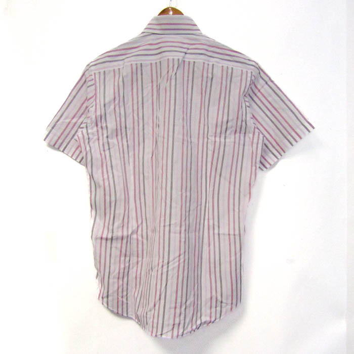 新品2点セット　Paul Stuart ストライプ 半袖ドレスシャツ M 新品2点セット Paul Stuart ストライプ 半袖ドレスシャツ M