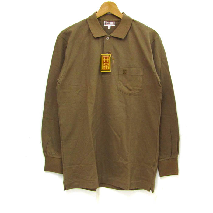 ダックス ポロシャツ トップス 長袖 ゴルフウエア 未使用品 メンズ L 