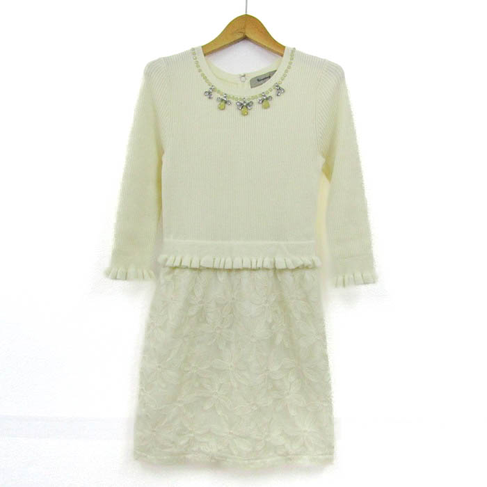 Rirandture シアー切替ニットワンピース Rirandture（リランド