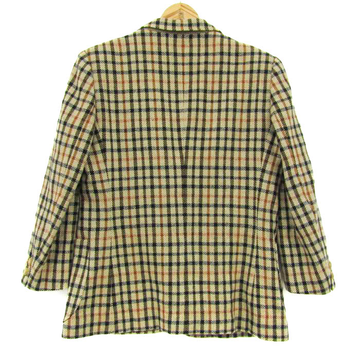 【国内正規品】 ダックス ウール カシミヤ チェック柄 テーラードジャケット ジャケット・アウター