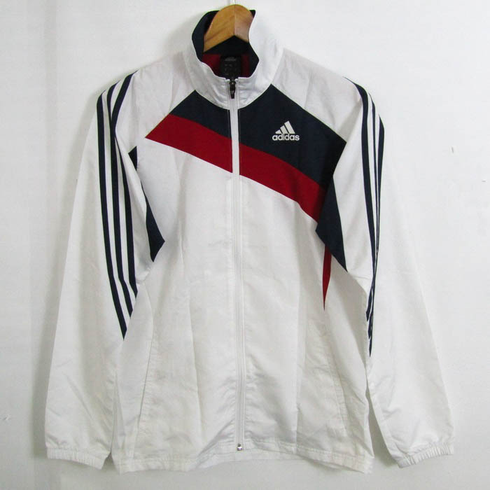S サイズ】Adidas Track Jacket ジャージ ホワイト（S サイズ