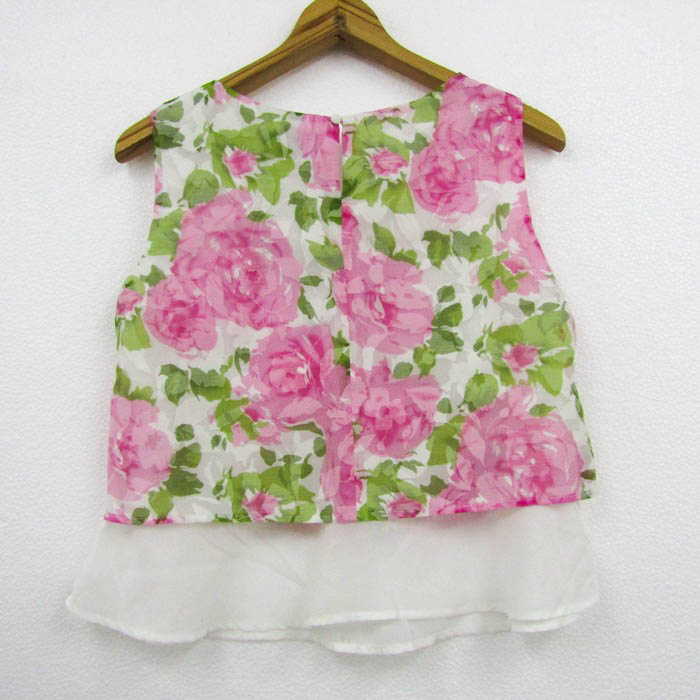 ダチュラ タンクトップ カットソー 花柄 トップス レディース F