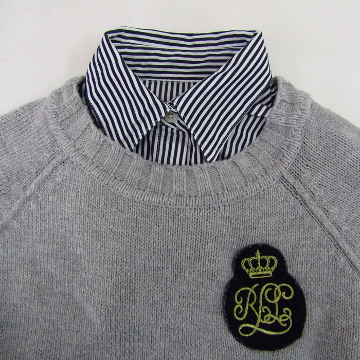 Ralph Lauren - 90s LAUREN ラルフローレン コットン ニット