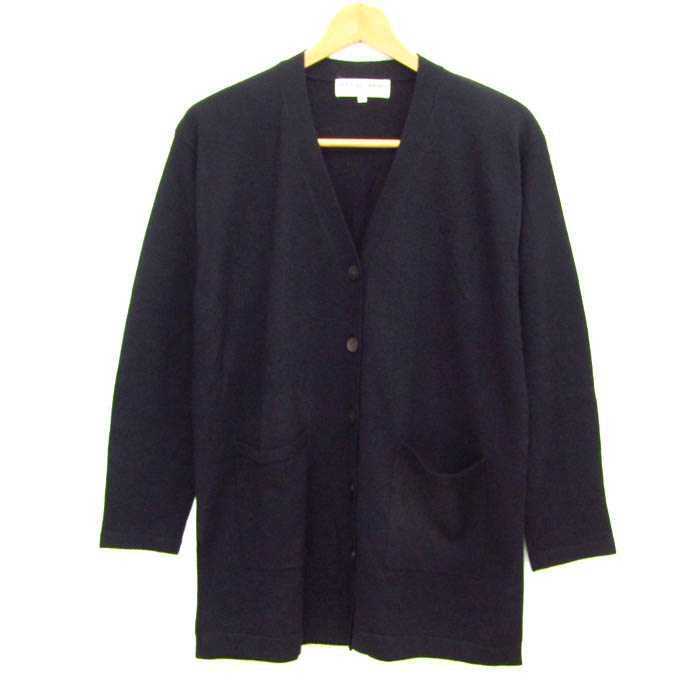 新品　HANAE MORI カーディガン　ブラック　M 新品HANAE MORI カーディガンブラックM