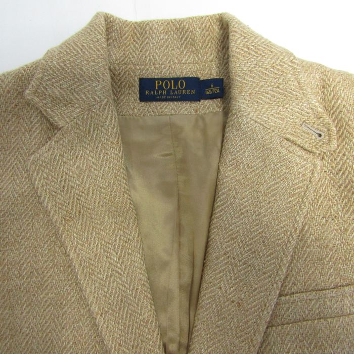 ポロバイラルフローレン　マカオ製　テーラードジャケット　ラムウール　グレー　XL ポロバイラルフローレン マカオ製 テーラードジャケット ラムウール