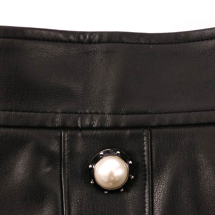 フォクシー ニューヨーク コレクション ミニスカート ボタン フェイク
