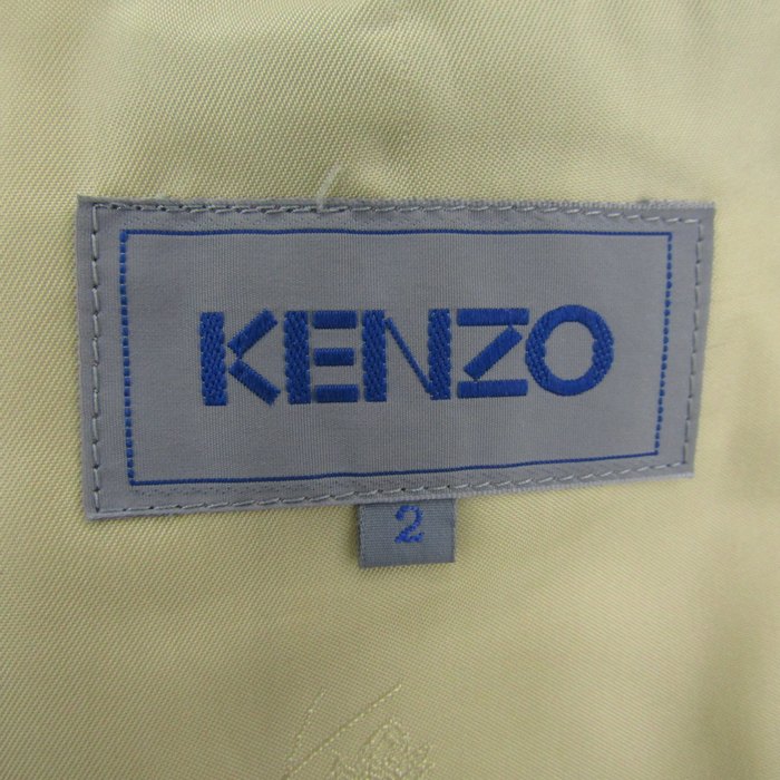 ケンゾー】シルク混テーラードジャケット(2)シングル 半裏 日本