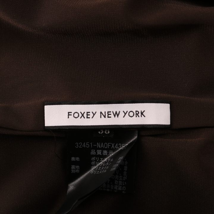 フォクシーニューヨークFOXEY NEW YORK ワンピース サイズ38 - ひざ丈