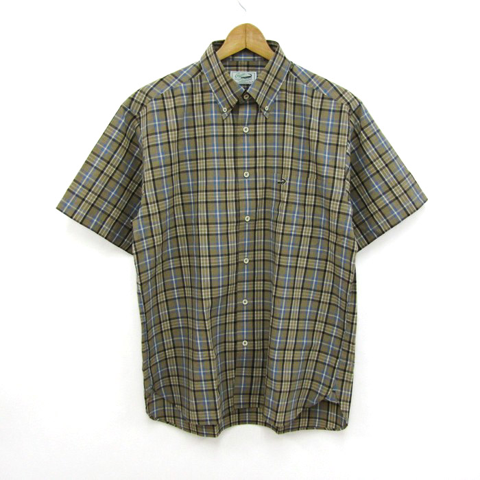 BURBERRY バーバリー ポロシャツ ハイネック ボーダー L ベージュ
