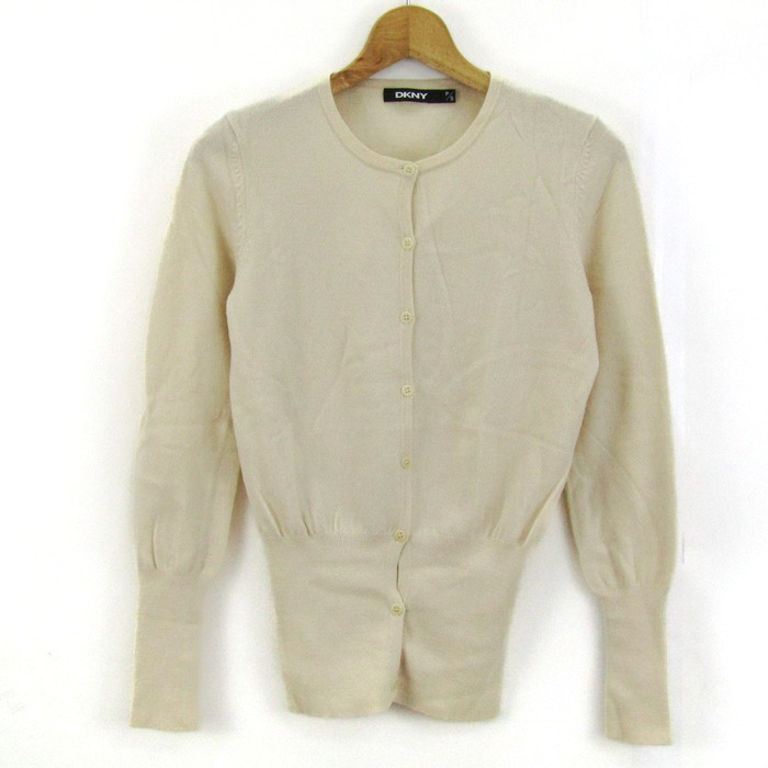 ダナキャラン ニューヨーク カーディガン トップス 長袖 クルーネック  