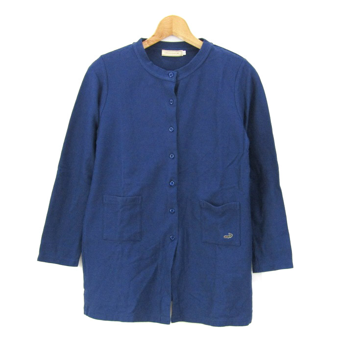 LEONARD レオナール ジャケット ワッフル コットン ブルー XL 【公式通販】