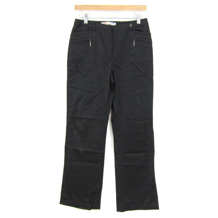 LEONARD FASHION パープル フレアパンツ 40 LEONARD FASHION