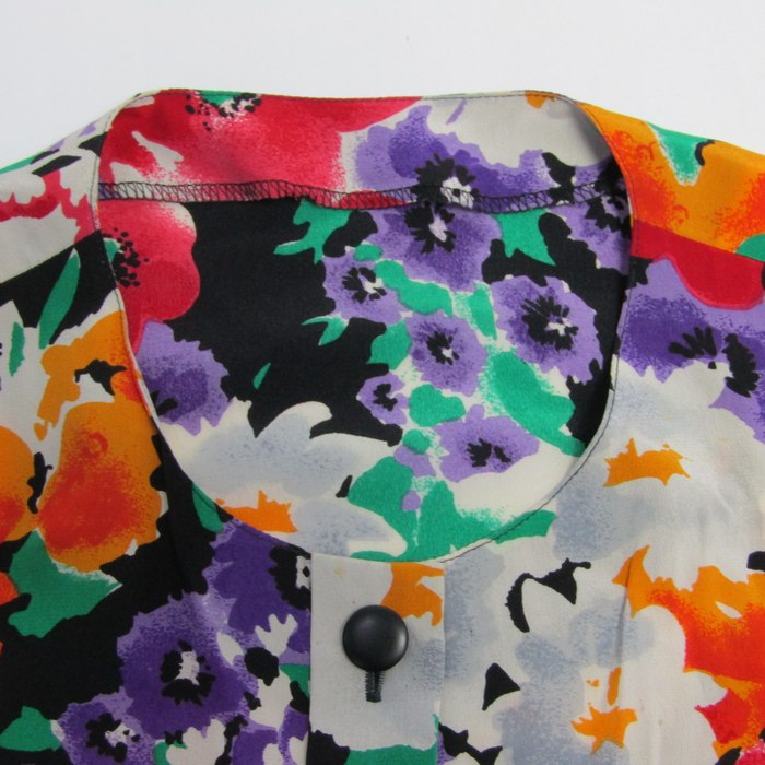 Christian Dior クリスチャンディオール シルクシャツブラウス M