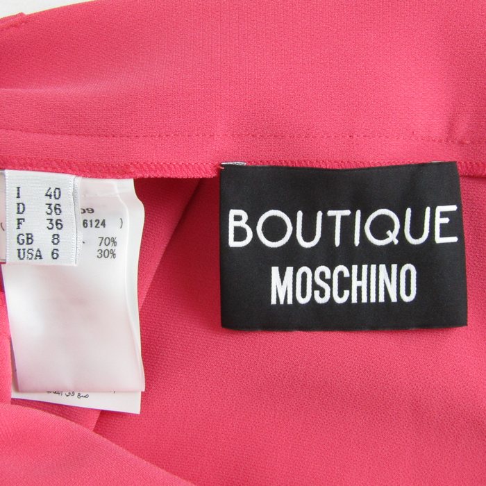 Moschino ピンク タンクトップ Technical fabric crop top | Moschino