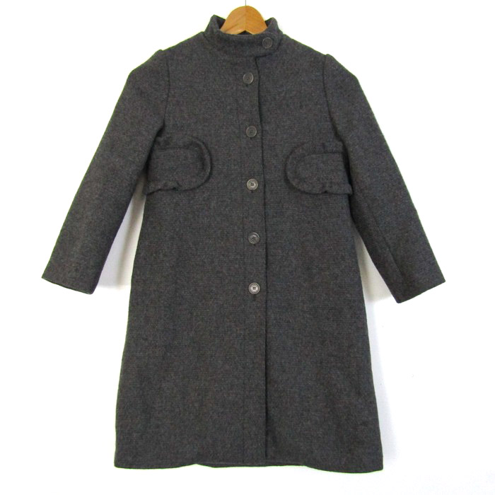 キャシャレル スタンドカラーコート アウター ウール ポーランド製  