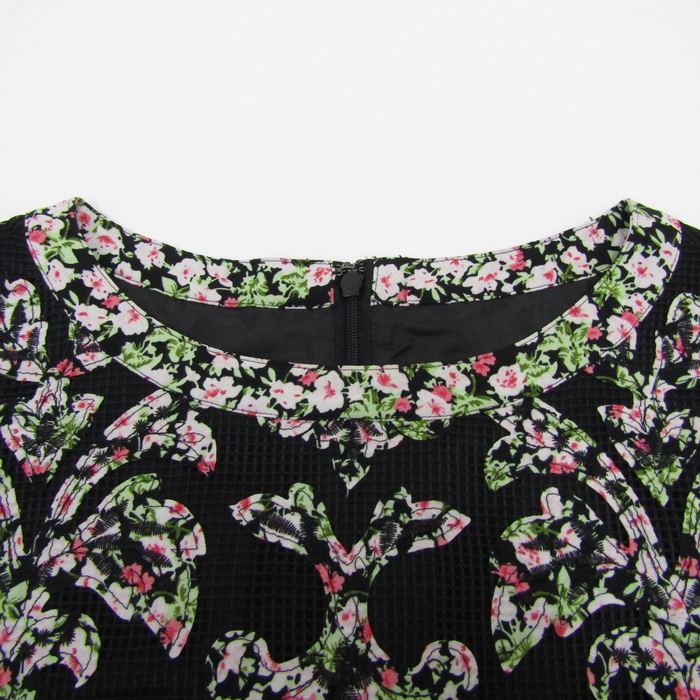 【美品✨】定価37,000円❤️グレースコンチネンタル✨サイズ36✨ワンピース✨緑 サイドプリーツニットワンピース （ミニ丈・ひざ丈ワンピース）｜GRACE