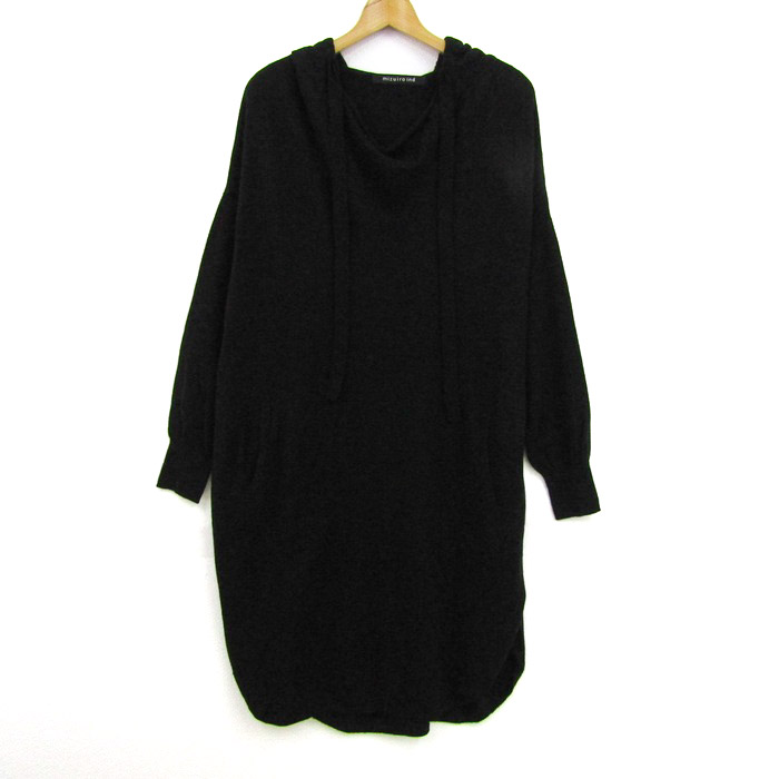ミズイロインド　ハイネックシャツワンピース　黒　美品　再お値下げ☆ 楽天市場】ミズイロインド シャツ（カラーブラック