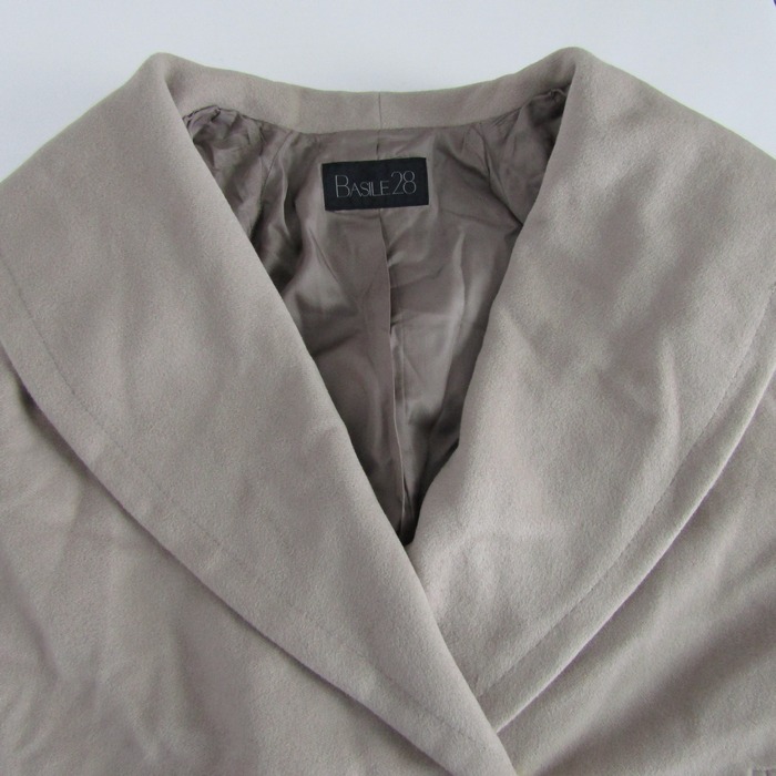 バジーレ28 ロングコート ウール アウター 日本製 レディース 38