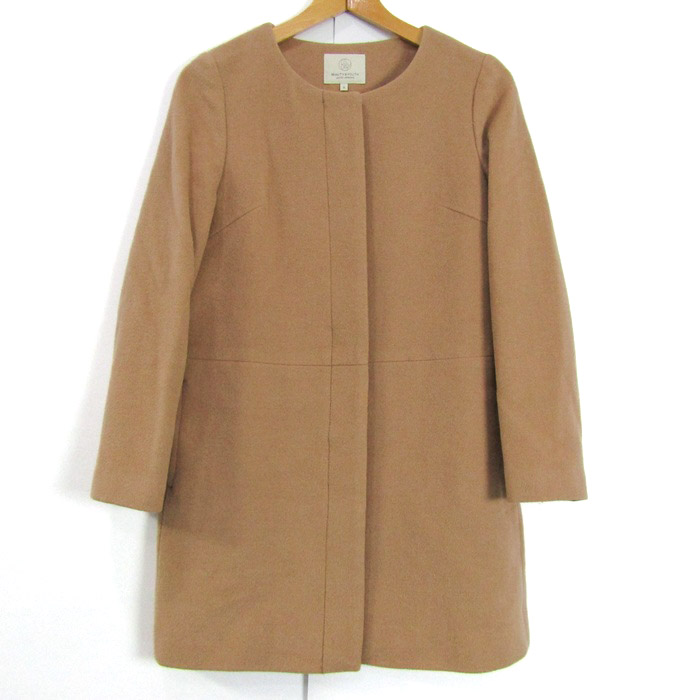 UNITED ARROWS ベージュ/イエロー ウールコート ビューティアンドユースユナイテッドアローズ ウールコート