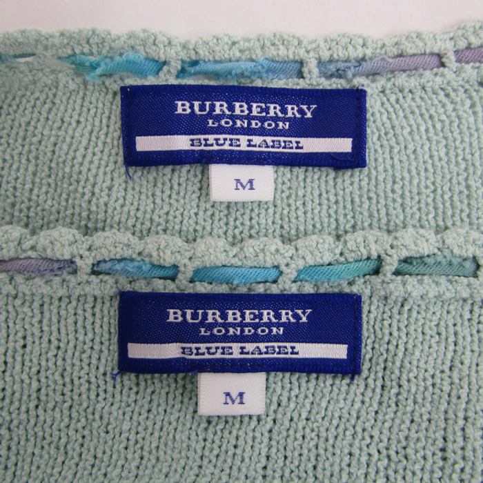 バーバリーブルーレーベル アンサンブル 七分袖 カーディガン BURBERRY