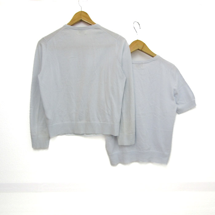 24ss 美品 23区 洗える 半袖ニット 長袖カーディガン アンサンブル