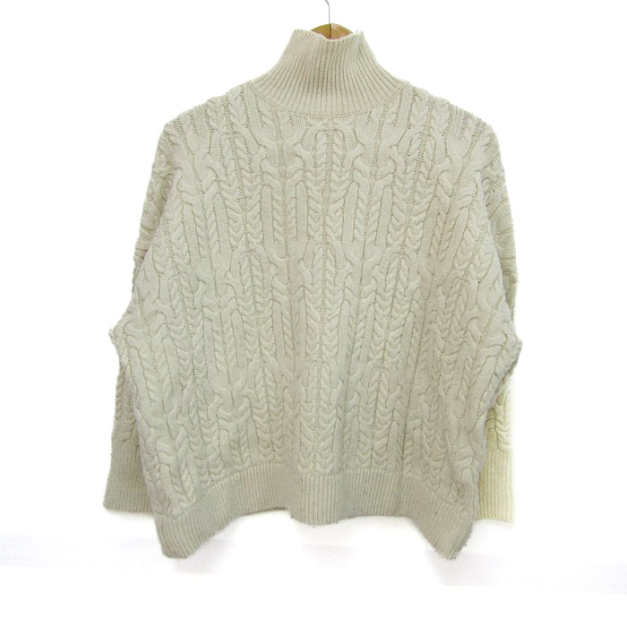 ZARA ケーブルニット Mサイズ セーター タートルネック