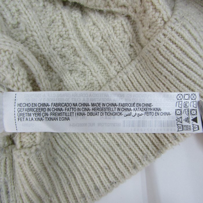 ZARA ケーブルニット Mサイズ セーター タートルネック