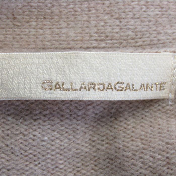 ガリャルダガランテ ロングカーディガン 長袖 ウール混 トップス レディース Fサイズ ベージュ GALLARDAGALANTE ガリャルダガランテ ロングカーディガン 長袖 ウール混 トップス
