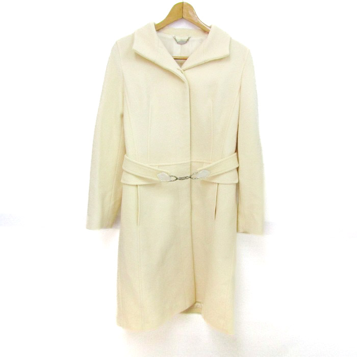 【美品】ROPE ロペ ノーカラー ウール リバー ショートコート ROPE ロぺ ノーカラーコート 一部WEB限定】【シリーズ】リバーショート