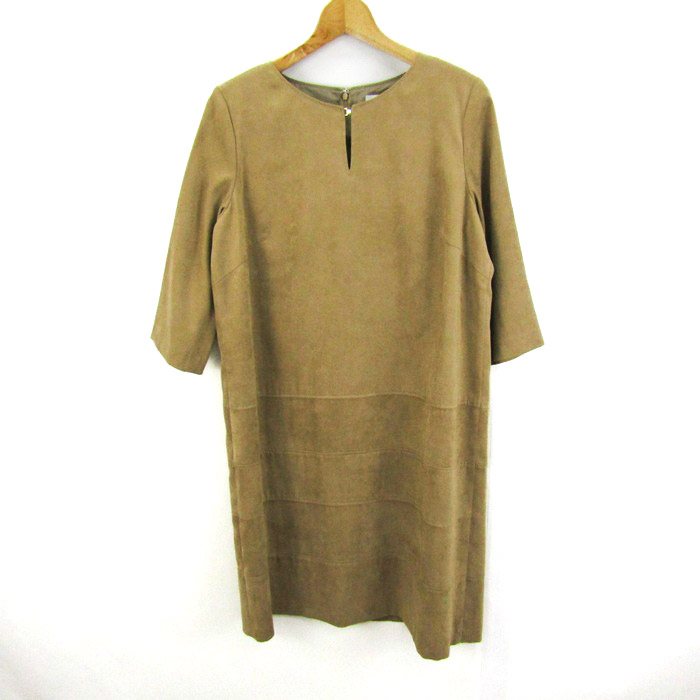 23区 ワンピース 44サイズ 23区 カットソー ロング ワンピース ブルー