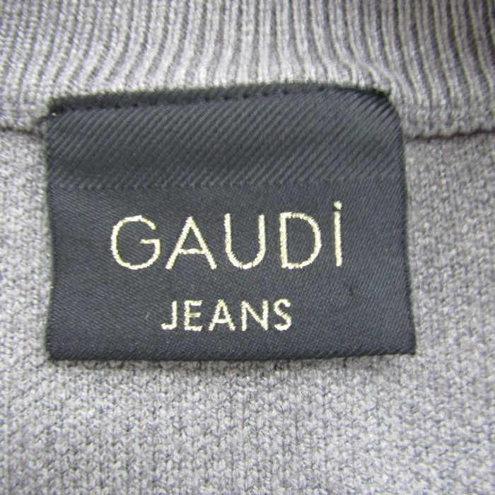 ガウディ カーディガン ガウン 長袖 ブランド トップス レディース Sサイズ グレー系 GAUDi ガウディ カーディガン ガウン 長袖 ブランド トップス