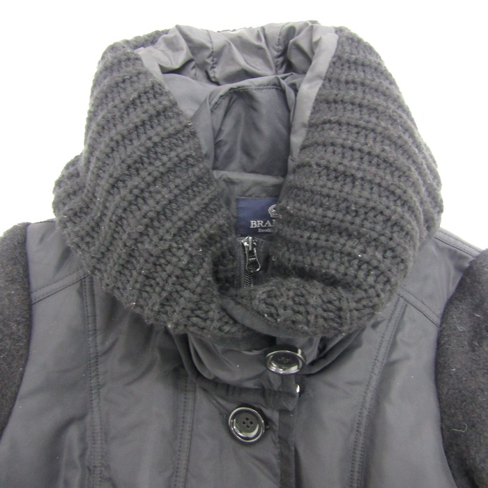BRAHMIN - 美品✨ブラーミン　ファーダウンジャケット　サイズ38 レディース　黒　ブラック BRAHMIN - 美品✨ブラーミン ファーダウンジャケット サイズ38