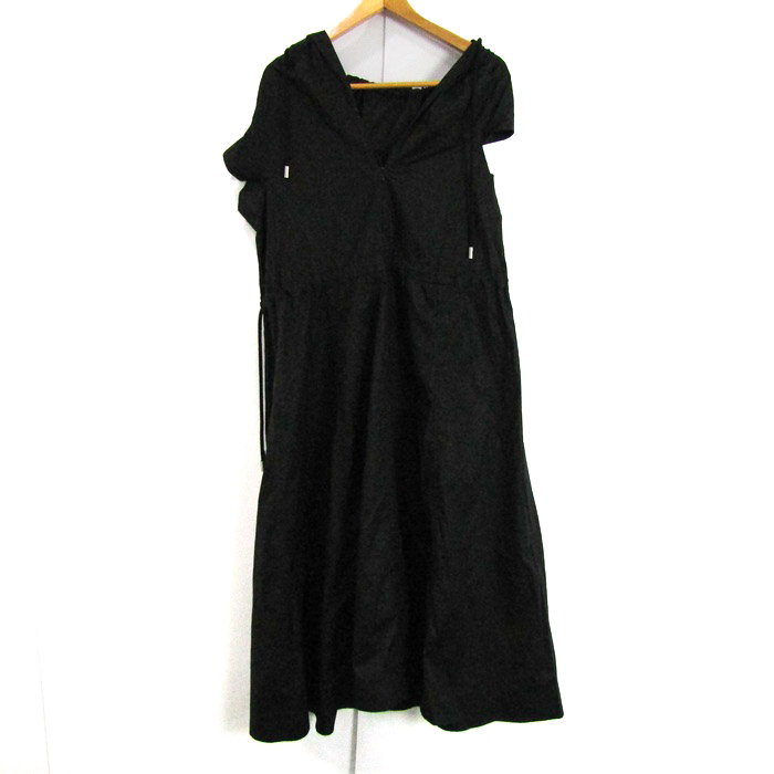 3.1 Phillip Limブラックロングワンピース 半袖 バルーンスリーブ 3.1 Phillip Limブラックロングワンピース 半袖 バルーンスリーブ